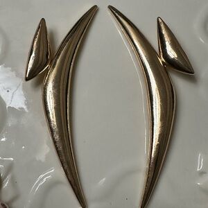 Gold Abstract Earrings